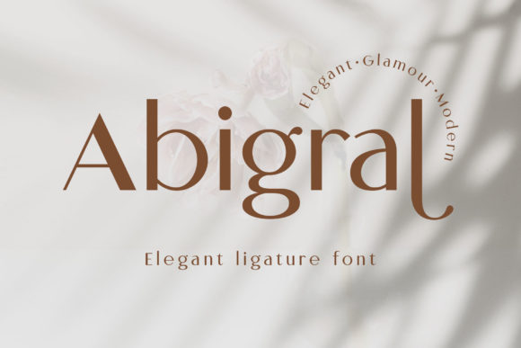 Abigral: A Minimalist Sans Serif Font for Editorial Design