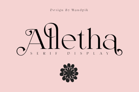 Alletha: A Modern Serif Font for Elegant Branding