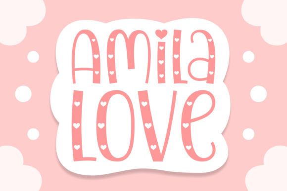 Amila Love: A Charming Typeface for Editorial Design