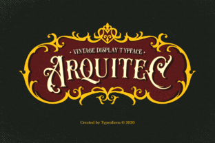 Arquitec: A Vintage Display Font for Modern Branding