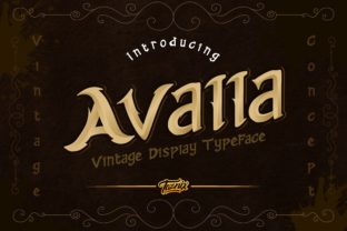 Avalla Font Review: The Retro Display Typeface for Campaigns