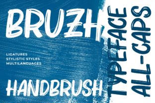 Bringing Authentic Vibes to Branding with Bruzh Typeface
