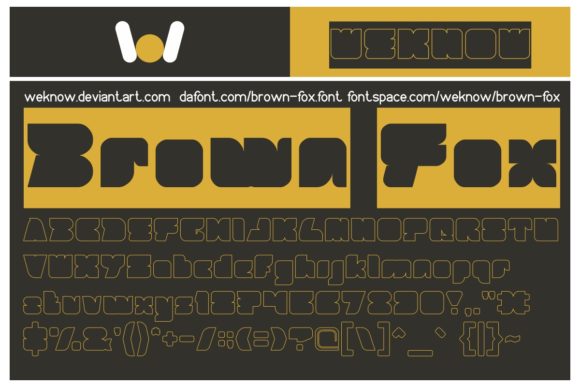 Brown Fox: A Vintage Display Font for Retro Branding