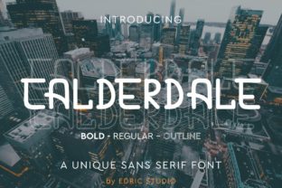 Calderdale: A Modern Sans Serif Typeface for Editorial Design