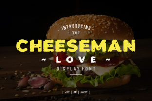 Cheeseman Love: A Whimsical Display Font for Makers