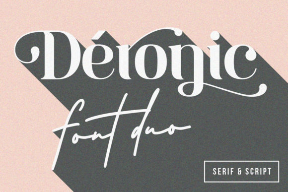 Deronic: The Luxurious Display Font for Makers
