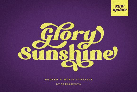 Designing Joyful Layouts with the Glory Sunshine Typeface