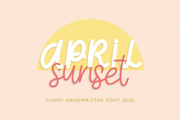 Designing with April Sunset: A Modern Script Handwritten Typeface