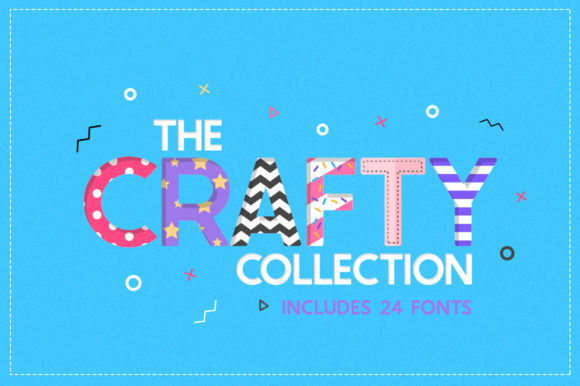 Designing with The Crafty Collection Family Typeface