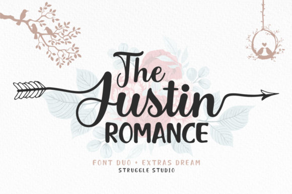 Designing with The Justin Romance Typeface
