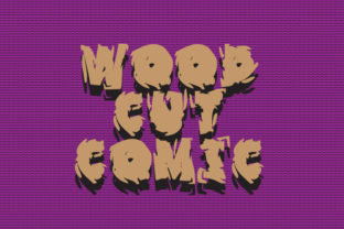 Designing with Wood Cut Comic: A Bold Display Typeface