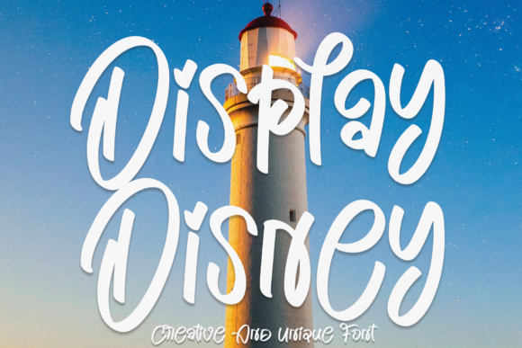 Display Disney Font for Modern Web Design