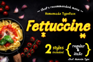 Fettuccine: A Quirky Display Font for Web Design