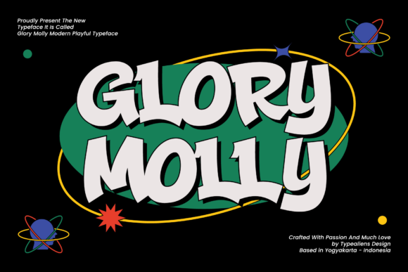 Glory Molly: The Playful Display Font for Small Business Branding