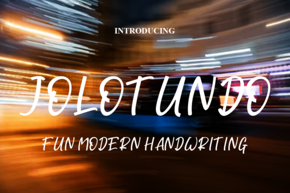 Jolotundo: A Cute Handwritten Display Font for Web Design