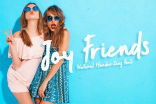 Joy Friends: A Handwritten Script Font for Makers