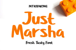 Just Marsha Font Review: A Playful Display Typeface for Brands