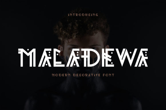 Maladewa - Display Decorative for Modern Editorial Design