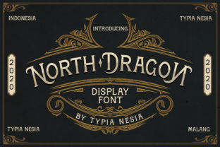 North Dragon Font Review: Vintage Display Typography