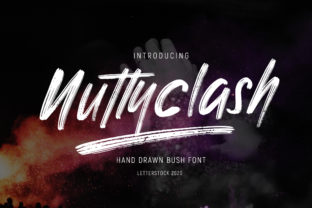 Nuttyclash: A Raw Display Font for Authentic Branding
