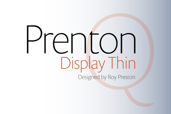 Prenton Display Thin: The Modern Sans Serif for Crafters