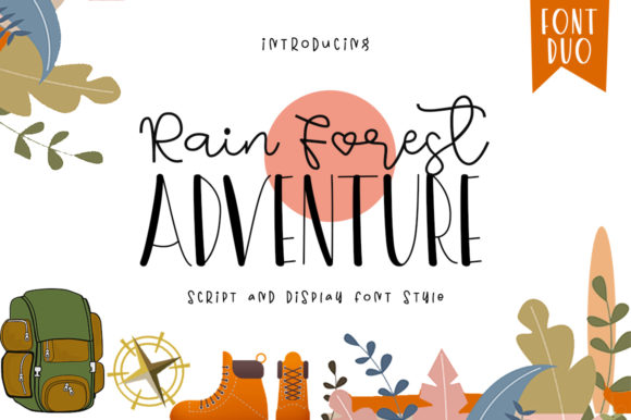 Rain Forest Adventure: A Spectacular Duo Font for Editorial Design