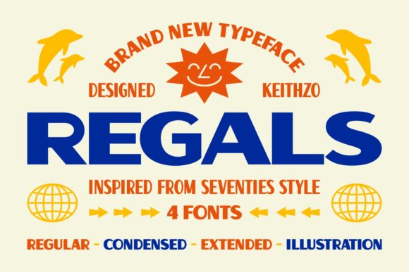 Regals: The Retro Sans Serif Font for Bold Branding