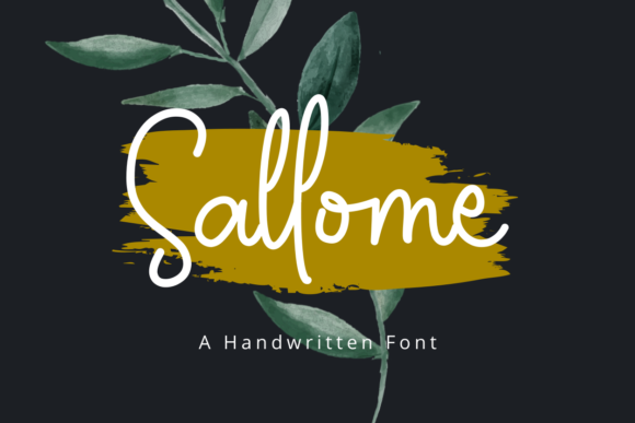 Sallome: A Natural Handwritten Font for Makers