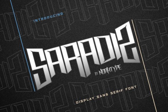 Saradiz: The Modern Sans Serif Font for Bold Brands