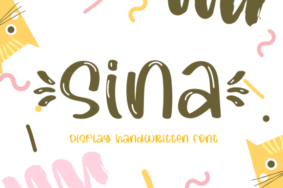 Sina: The Handwritten Display Font for Polished Branding