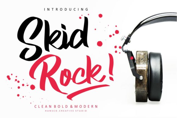Skid Rock: A Modern Display Typeface for Bold Editorial Design