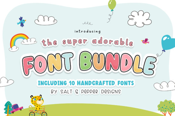 The Adorable Bundle: Playful Display Fonts for Web Design