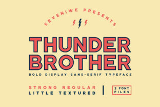Thunderbrother: A Confident Display Font for Editorial Design