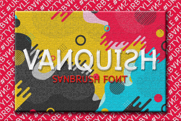 Vanquish: A Hand-Brushed Display Font for Makers